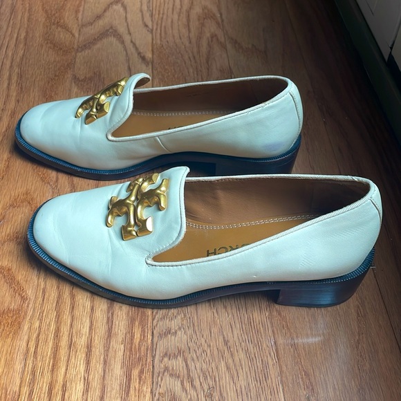 Tory Burch leather Eleanor Heeled Loafers - Very Good Condition - Picture 5 of 9